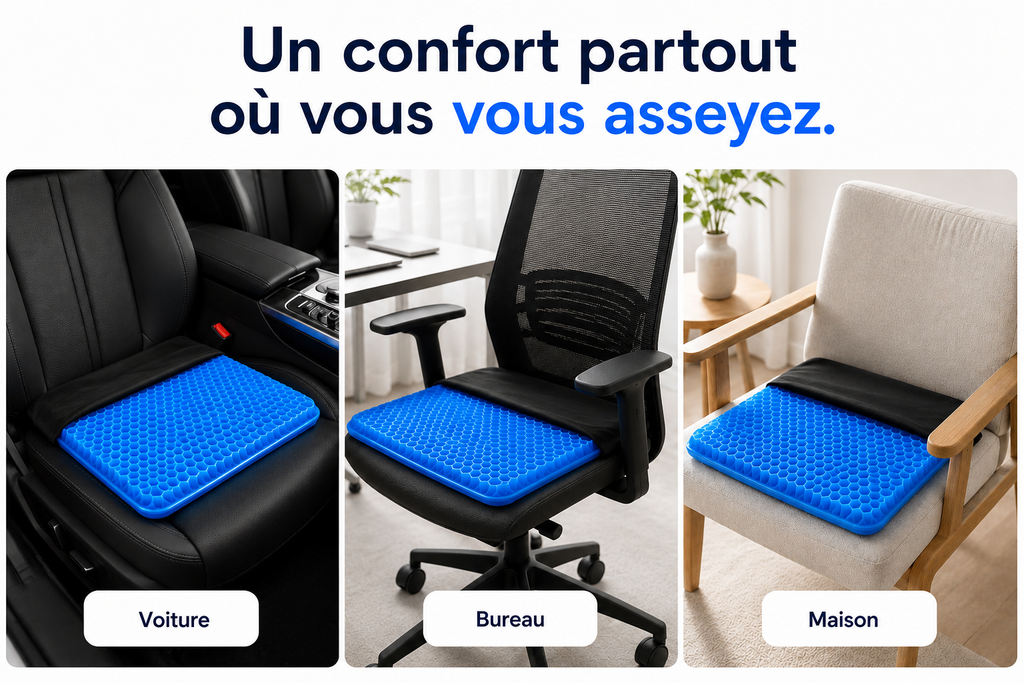 Coussin ergonomique en gel Sereinova™