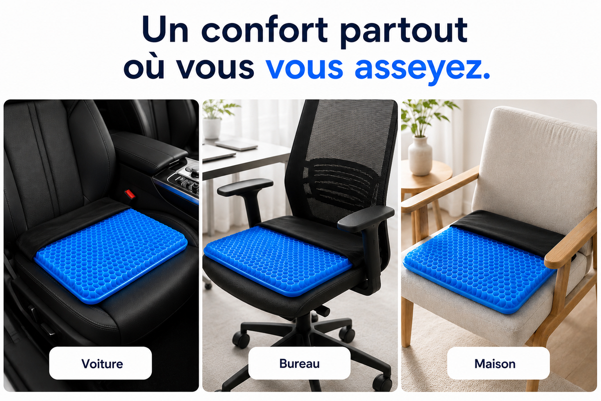 Coussin ergonomique en gel Sereinova™