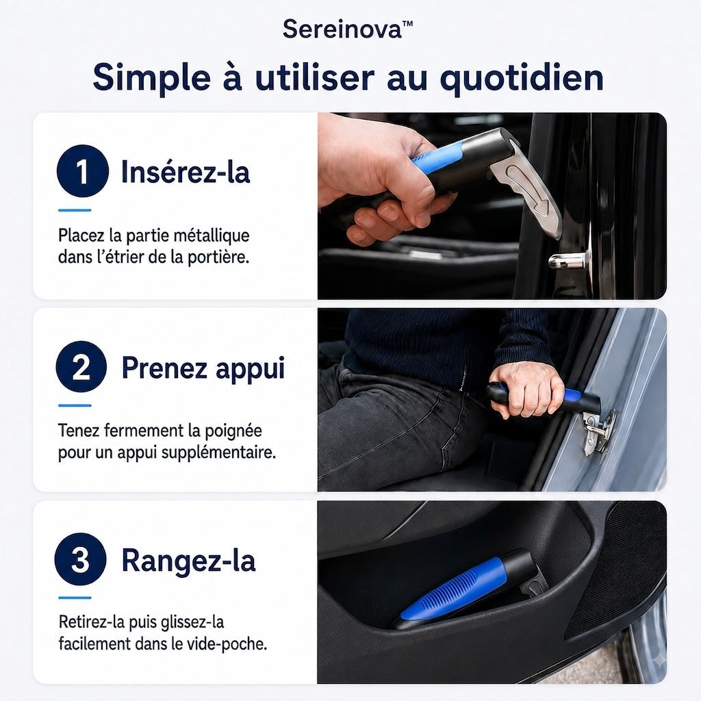 Poignée d’assistance voiture Sereinova™